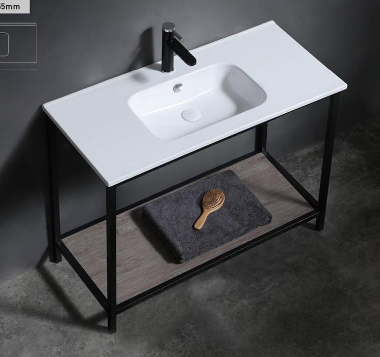 90cm high quality retangle cabinet basin produce by Germany full automatic computer kils with cheap price for cabinet vanity factory made in China