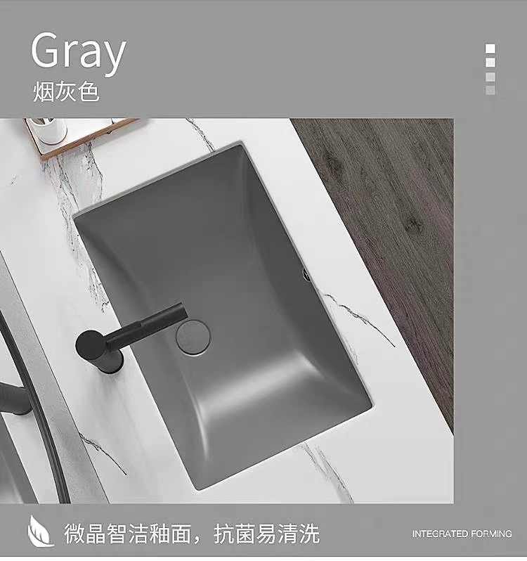 Supply matt grey under counter bathroom sink with cheap price.JPG