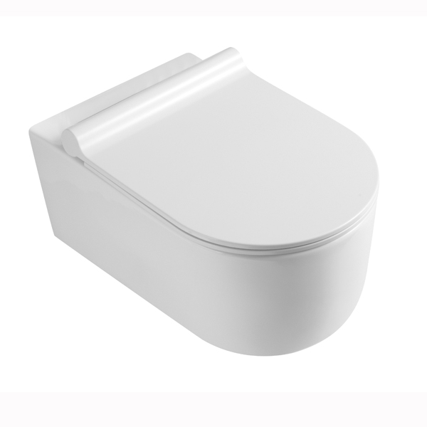 Glossy White wall mounted toilet