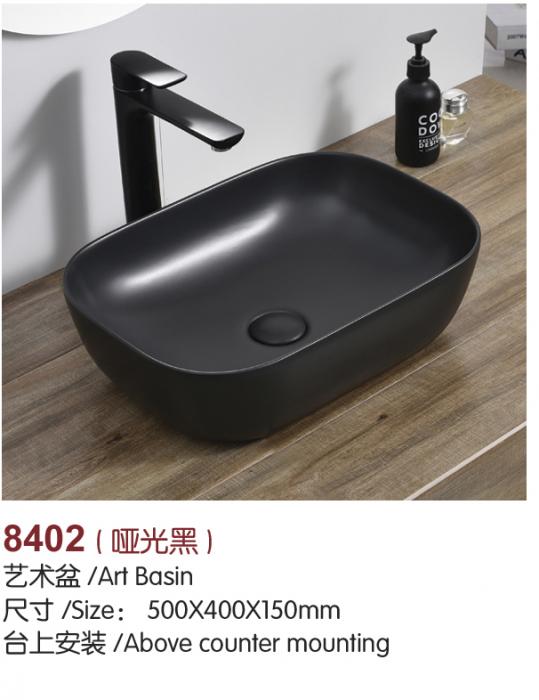 novel new matt black bathroom sink